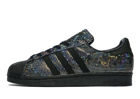 adidas superstar glitter trainers
